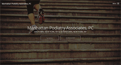 Desktop Screenshot of manhattanpodiatry.com