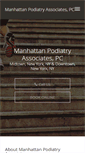 Mobile Screenshot of manhattanpodiatry.com